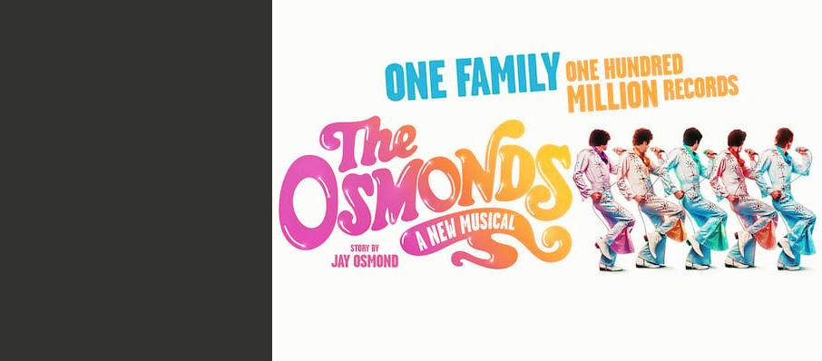 The Osmonds A New Musical, New Wimbledon Theatre, Bristol